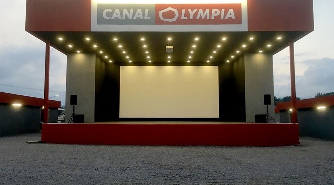 NEWS : Canalolympia, vue de l’intérieur … et de loin.